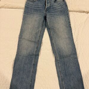 Denim Forum Patti Mid-Rise Straight Jeans